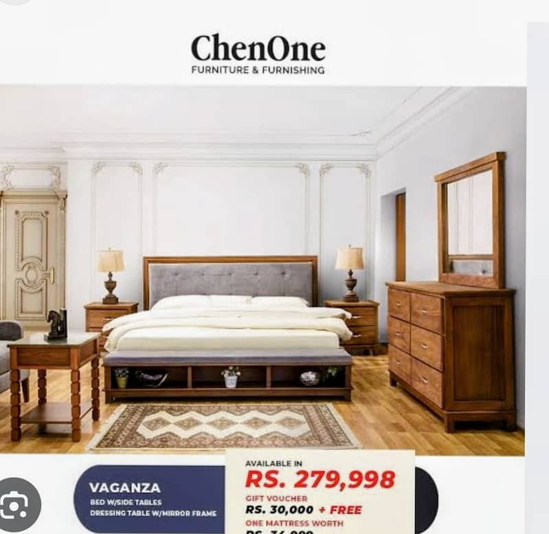 King size bed set 1