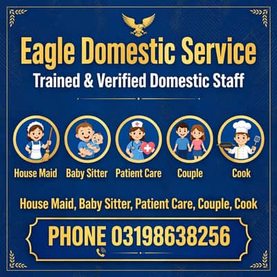 House Maid , Maids , Driver, Guards, Couple , Office Boy Patient Care
