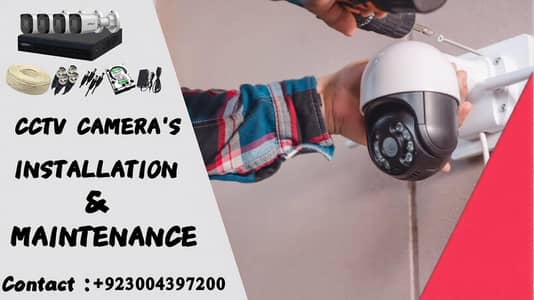 CCTV CAMERA'S INSTALLATION & MAINTENANCE & COMPLAIN'S