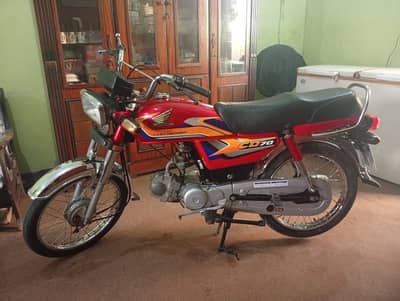 Buy Honda CD 70 2024 Last Month Red In Color in Karachi