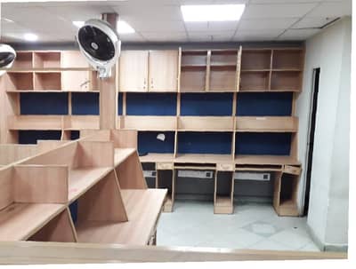 Semi Furnished Area 2200 Square Feet Brand New Corporation Office Available For Rent In Barket Market Garden Town Lahore
