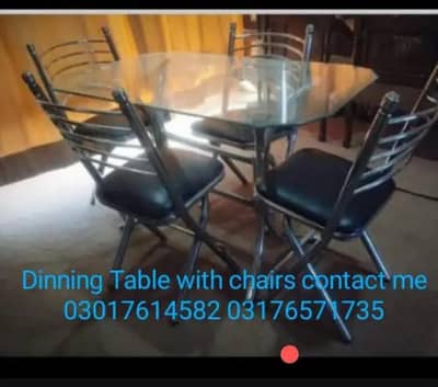 Dinning table with Four Chairs