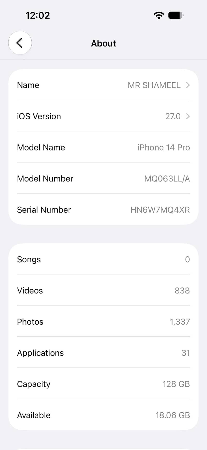 Apple iPhone 14 Pro 8