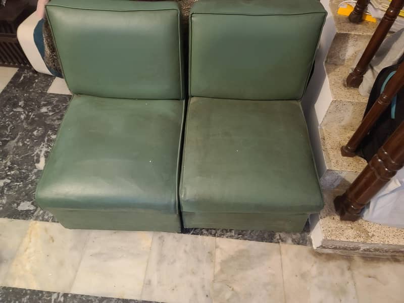 2 one seater sofas pair (together) 0