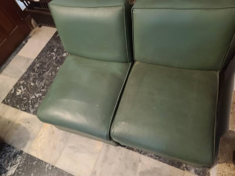 2 one seater sofas pair (together) 1