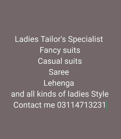 Ladies Tailor's Specialist