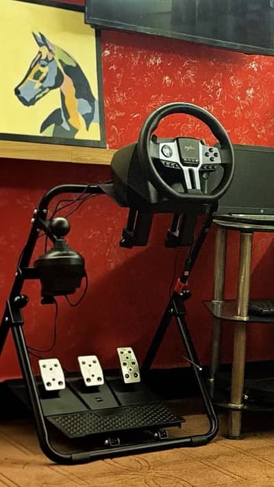 PXN gaming racing wheel brand new with original stand and assosories