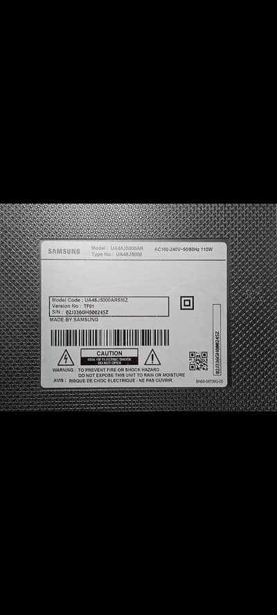 Samsung 48" j5000+X96Q android box 4k- complete setup
