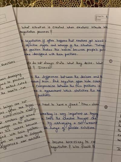 writeing assighment