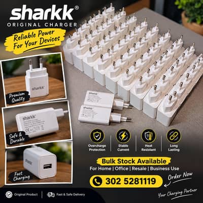 Sharkk Original Charger – Bulk Stock