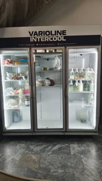Varioline Intercool 3 Door Commercial Display Chiller 1500L(SVC-1500A]