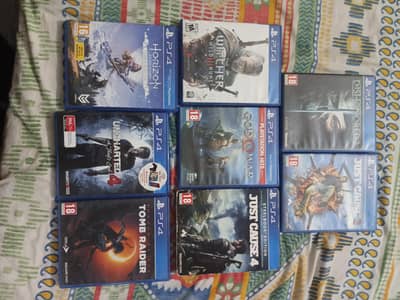 PS 4 Games 8 games bundle