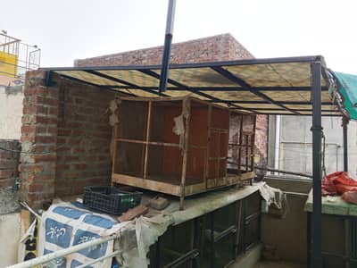 cage + shed