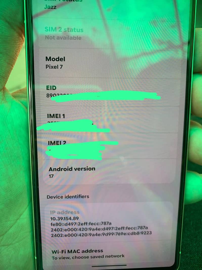 Google Pixel 7 8
