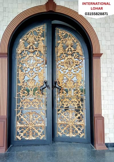 Laser cut gate- main gate cnc cutting - Modern Entrance Gates