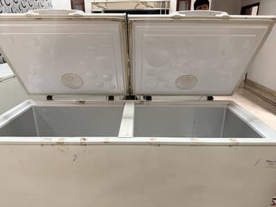 Haier double door freezer