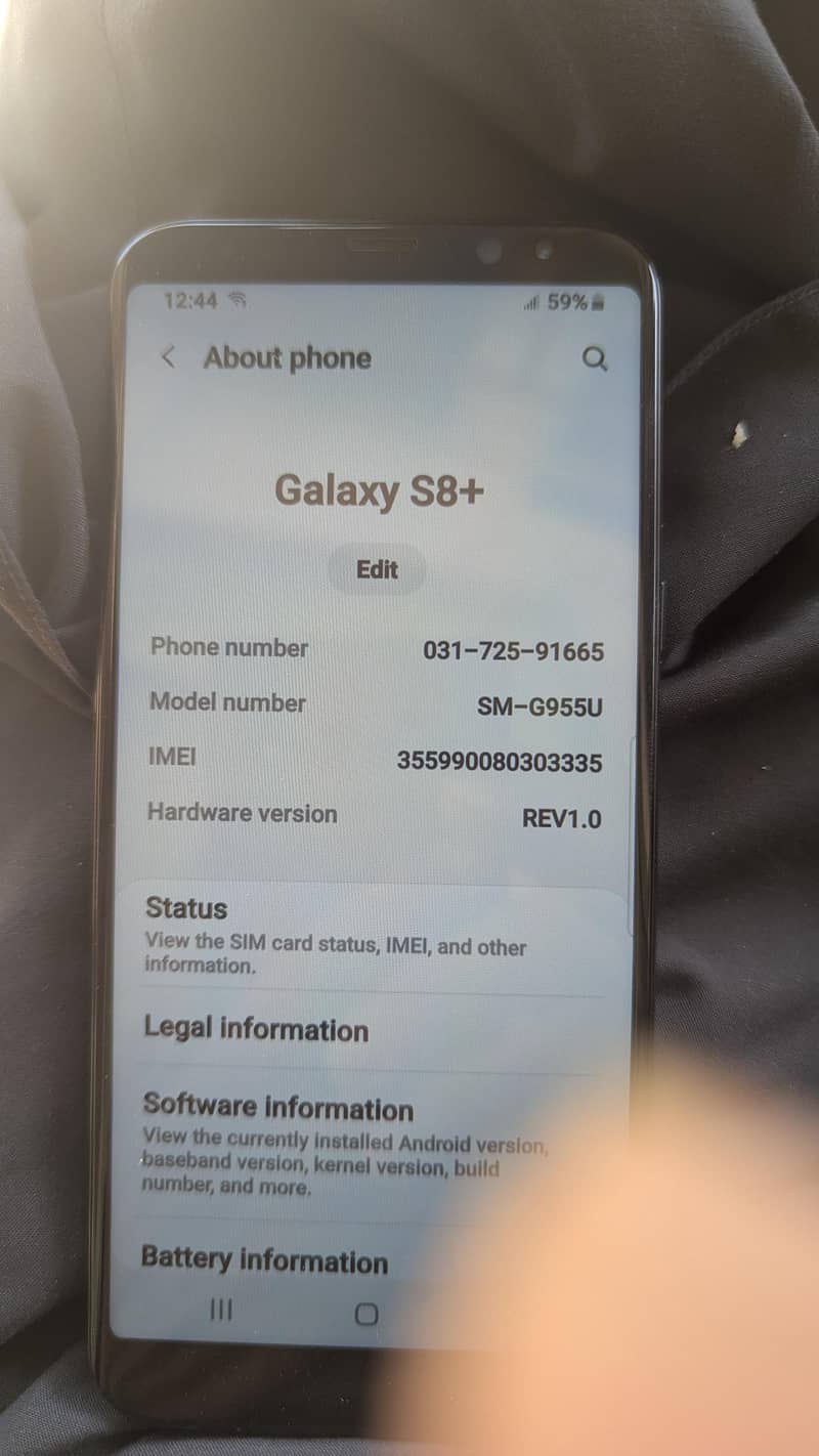 Samsung Mobile s8plus 3