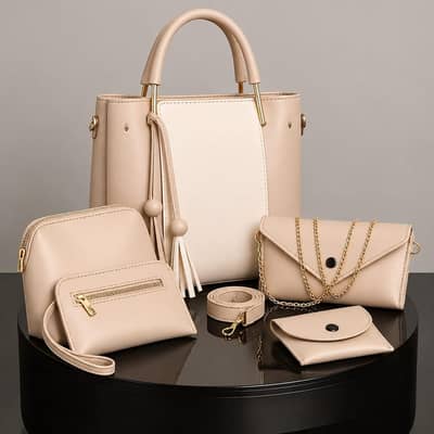 5 piece handbag set