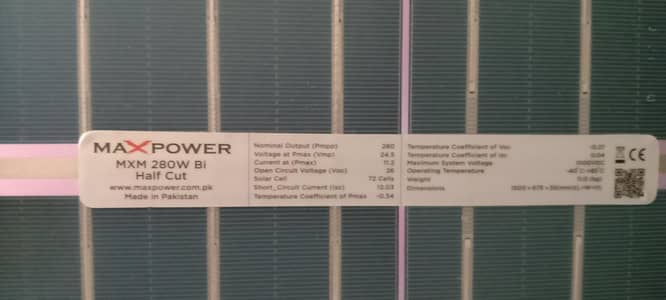 280 watt panel 2  bilkul new