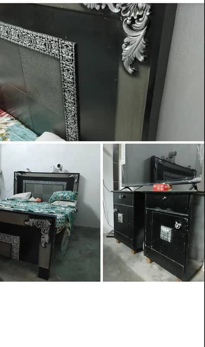 urgent sale wooden bed