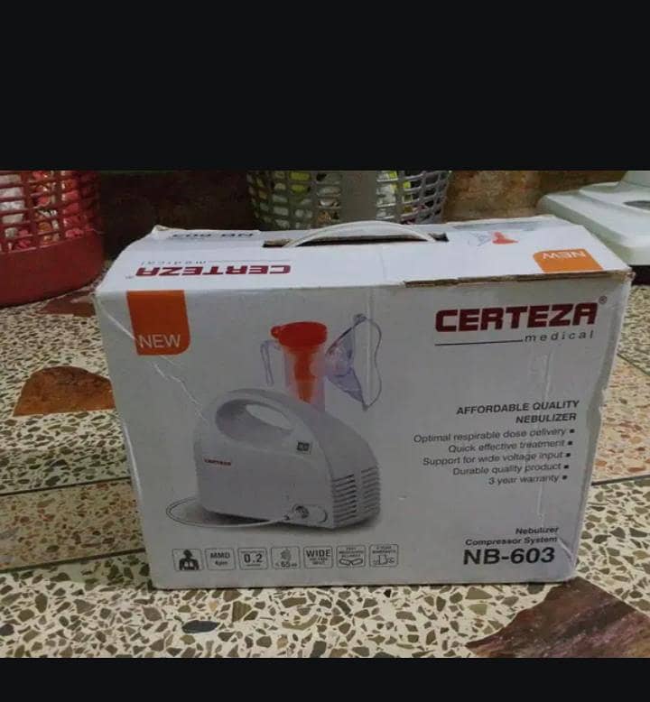 CERTEZA NEBULIZE MACHINE 2