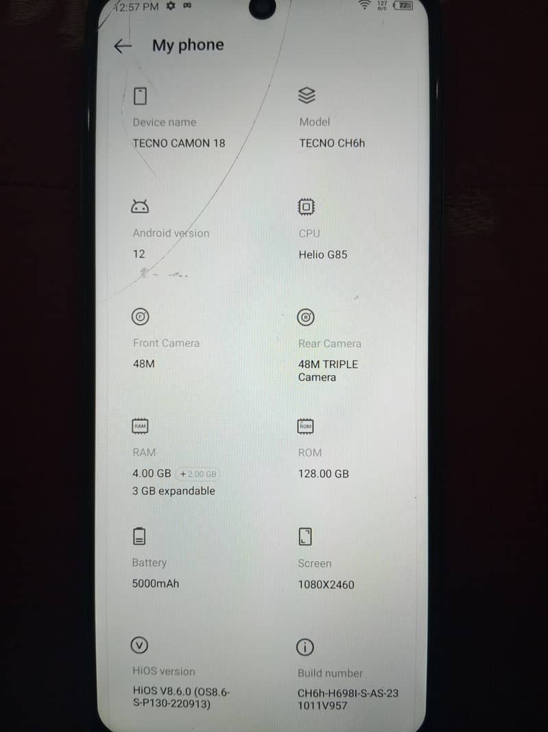 Tecno CAMON 18T 4
