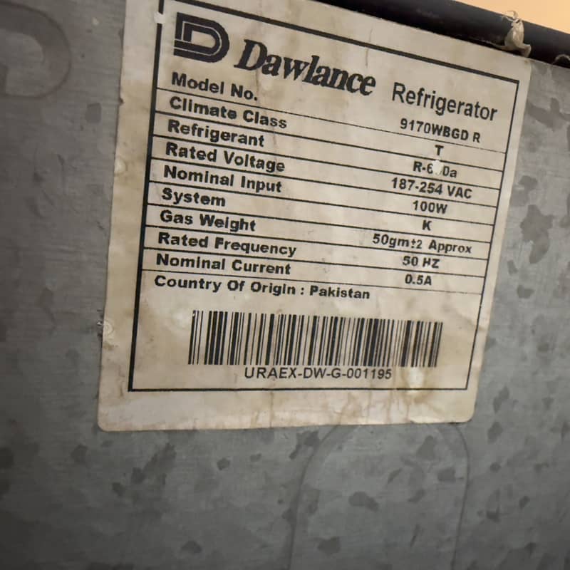 Dawlance Refrigerator 1