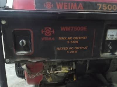 5.5 kv petrol  generator for sale self start