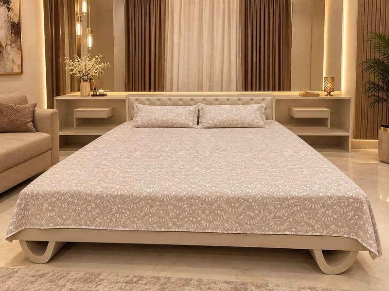 New Bed+side tables 0