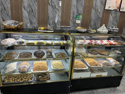 glass counter