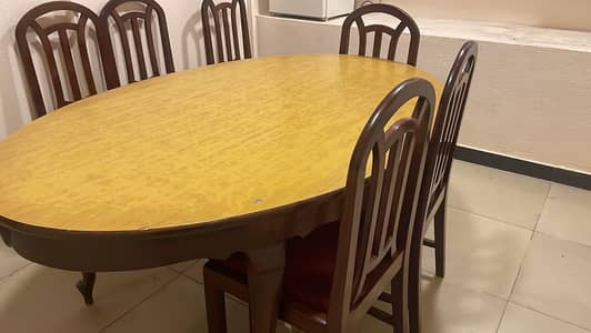 Dining table set (6 Chairs)
