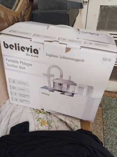 Believia SU10 Portable Phlegm Suction Machine 03344888031