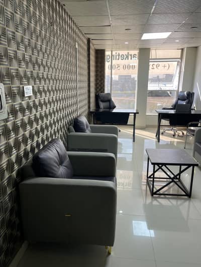 Office space available for rent on main entrance of gulberg Islamabad