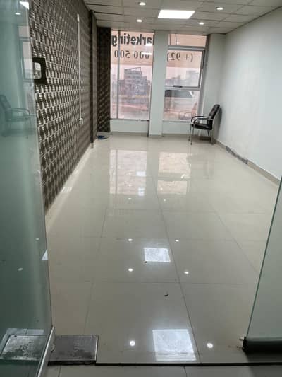 Office space available for rent on main entrance of gulberg Islamabad