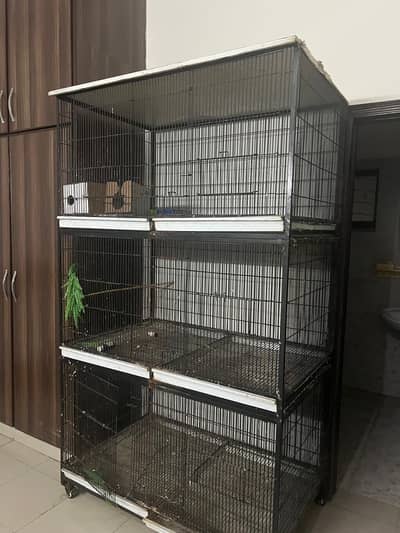Grey | Parrot | Macaw & Cockatoo Bird Customized cages | Parrot cage
