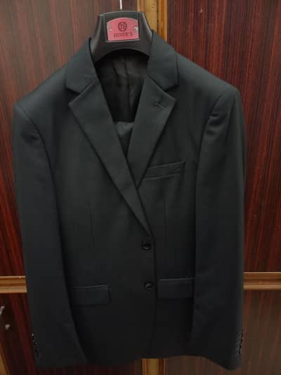 Diners Original Suit – Charcoal Black | Coat Size 46 | Worn Only Twice
