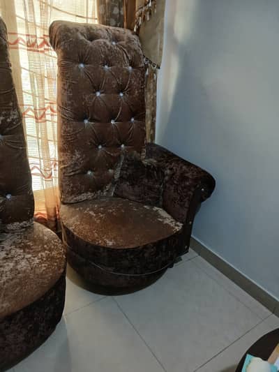 Quilted Golden Room Chairs