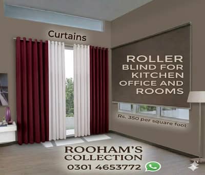 velvet shifoon curtains roller mini zabra blind