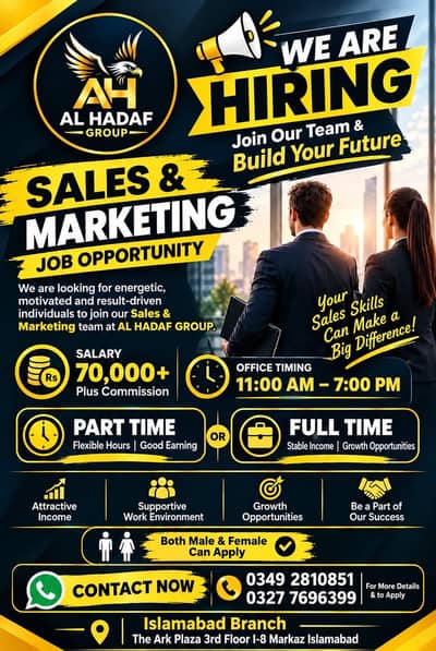 Sales & Marketing Jobs – Islamabad