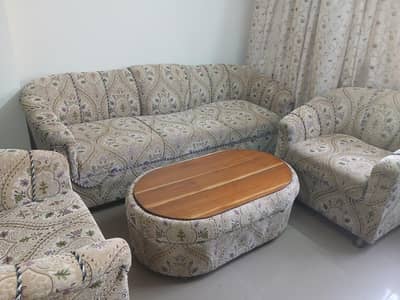 5 seater sofa set with table