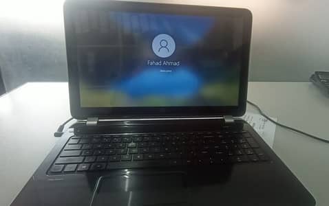 Laptop HP Pavilion TS 15 for sale on urgent basis.