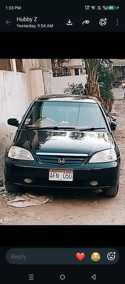 Honda Civic Prosmetic 2004