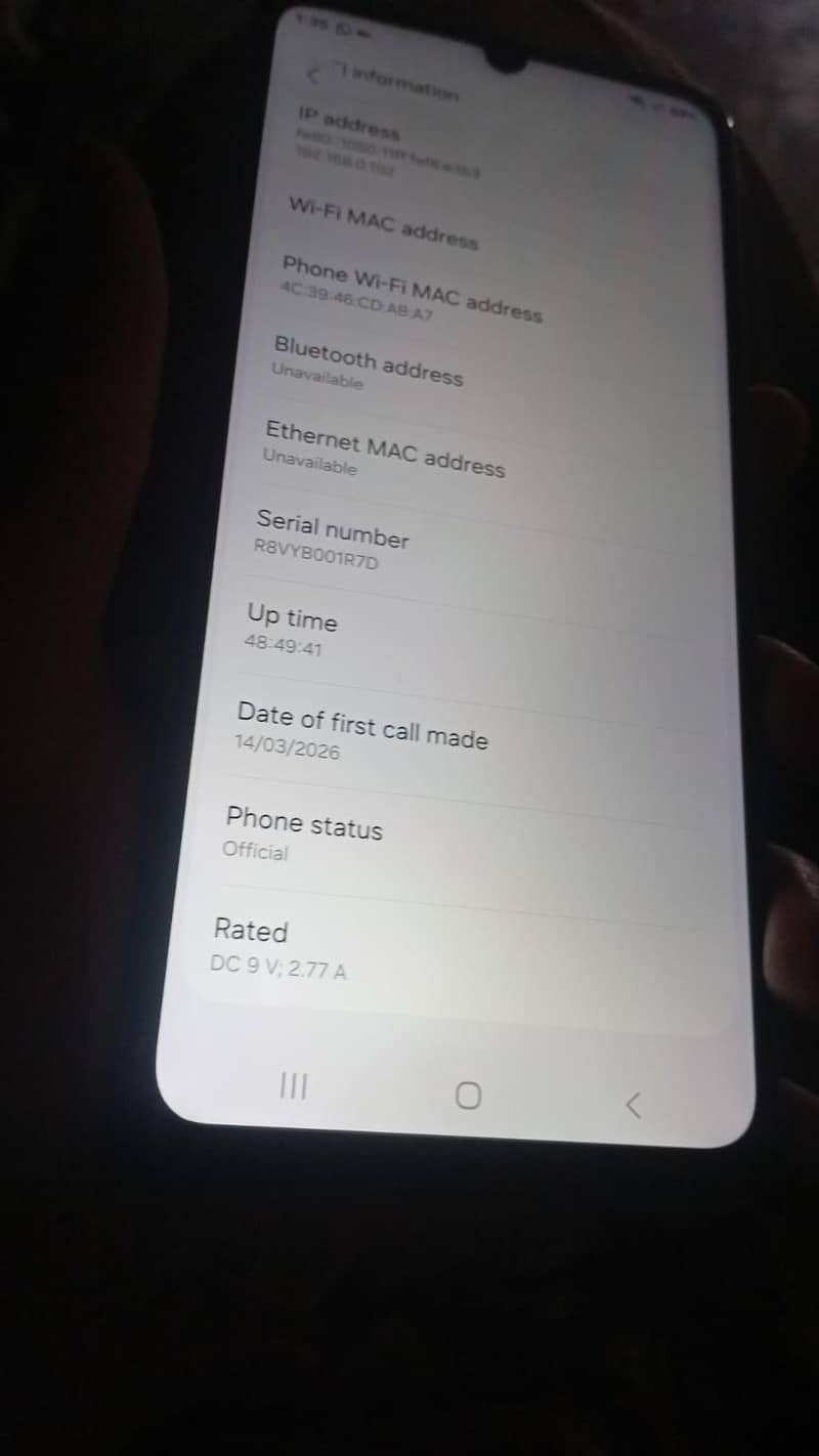 samsung a07 7