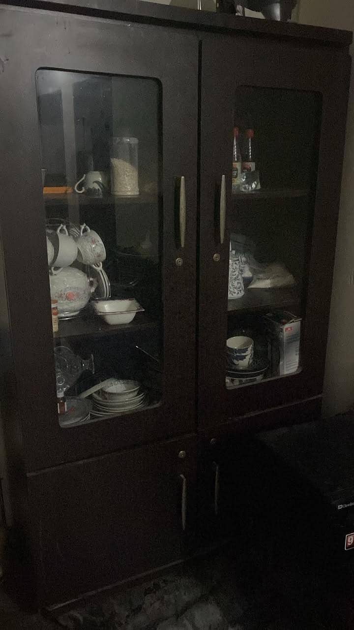 daining table & safe almari & show case & sofa set 2