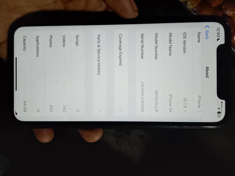 iPhone xr 6