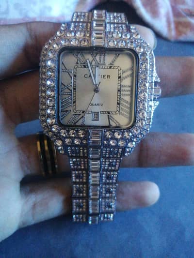 diamond stone watch