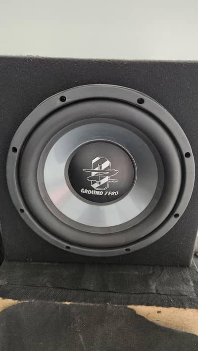 Groubd zero sub woofer with base tube