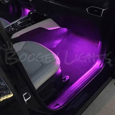 LED interior lights set of 4 car footside ,all colors and top quality