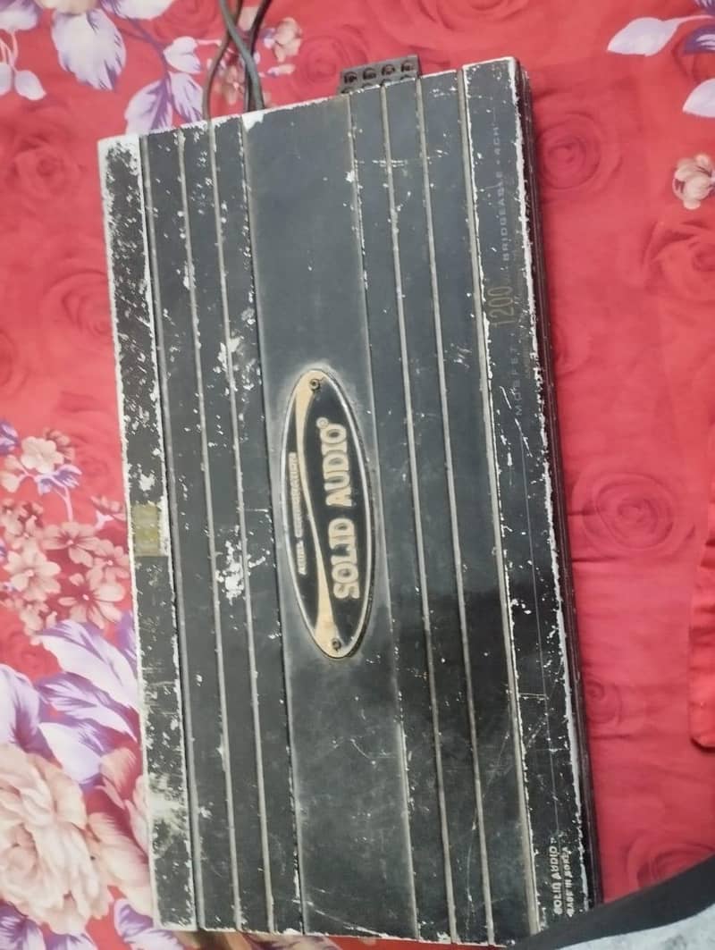 solid audio amplifier 0