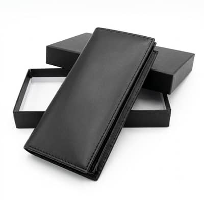 Premium Black Leather Wallet | Men’s Wallet | Elegant & Stylish